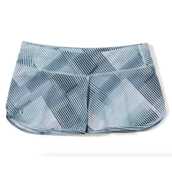 Smartwool Pants - Smartwool Women's XL Merino Sport Lined Running Shorts | Aqua Blue Plaid NWT